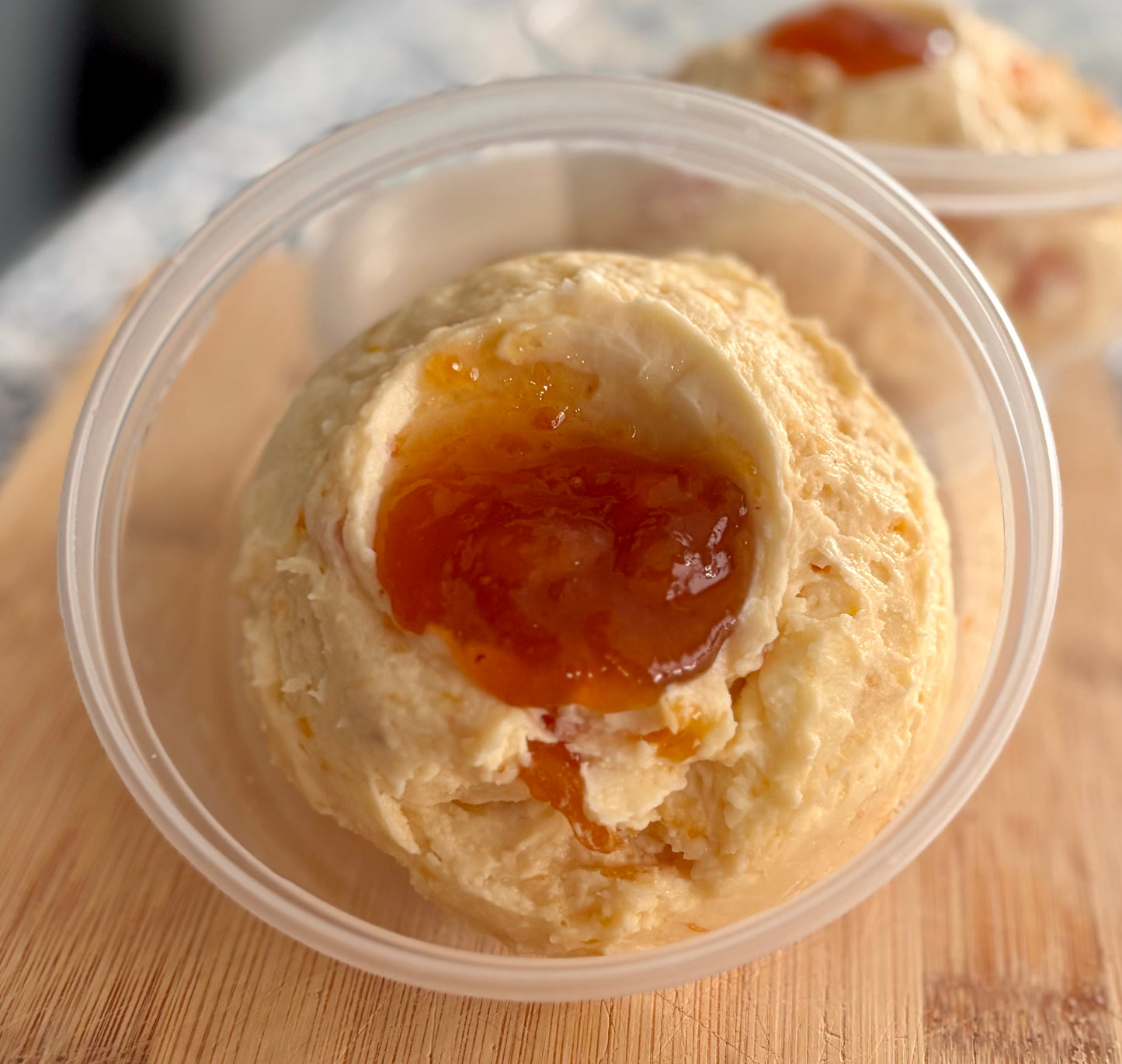 Whipped Brie Butter with Ginger Peach Preserves
