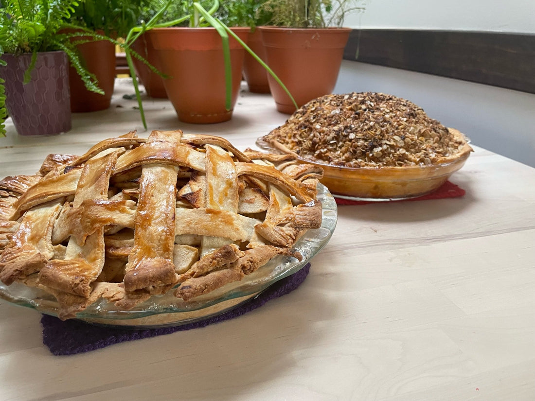 Mile-High Apple Cheddar Pie