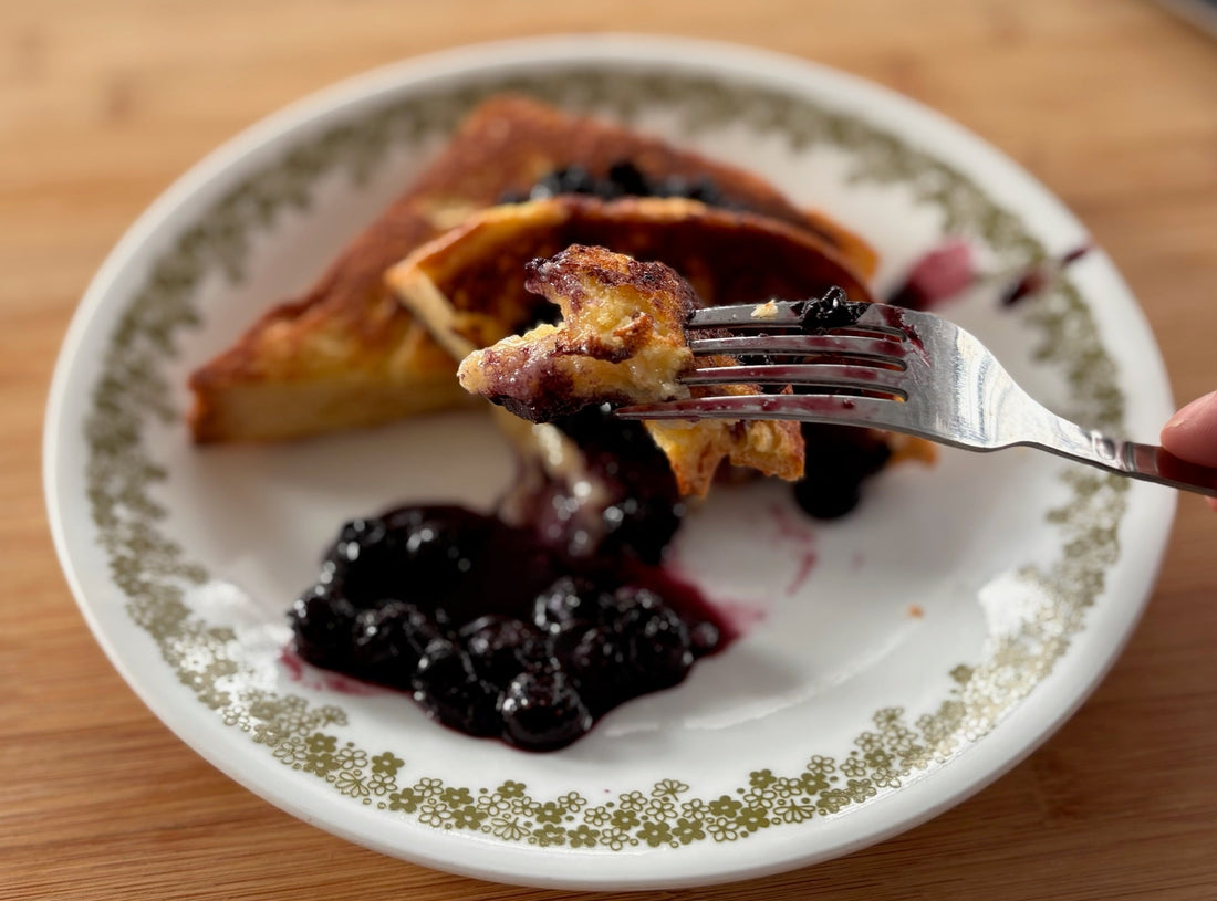 Brie Butter-Stuffed French Toast –– two ways!