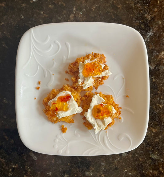 Crispy Cheese Wafers